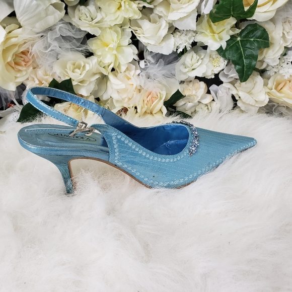 Mermaidcoee 🧜‍♀️ Princesscore 👸Blue Kitten Heels - Picture 3 of 3